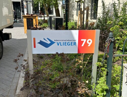 Bewegwijzering (wayfinding) Administratiekantoor Vlieger