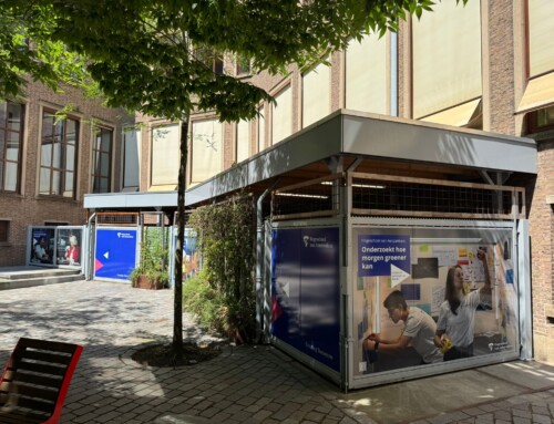 HvA bestickering binnenplaats