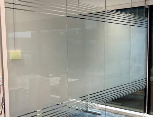 Glasfolie Douanekantoor Schiphol